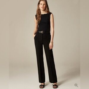 J Crew Women’s Black Natalia Pant in Four Season Stretch Size 0 NWOT